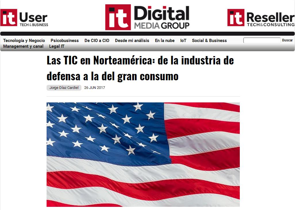 Artículo de Jorge Díaz-Cardiel en 'IT User'