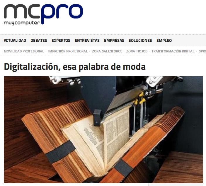 Article by Jorge Díaz-Cardiel in 'MuyComputer Pro'