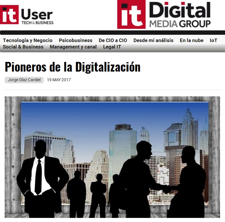 Article by Jorge Díaz-Cardiel in 'IT User'