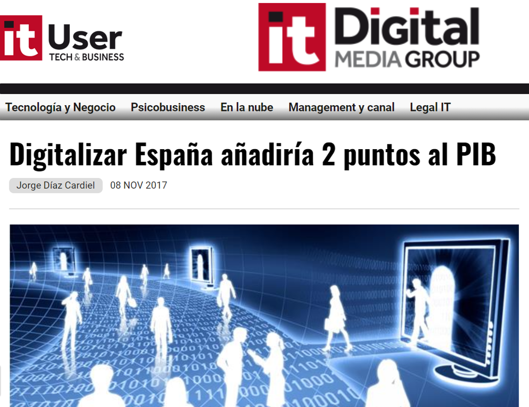 Artículo de Jorge Díaz-Cardiel en ‘IT User’