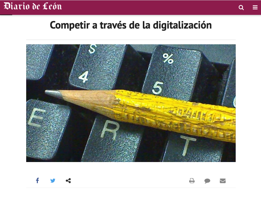 Article by Jorge Díaz-Cardiel in Diario de Leon